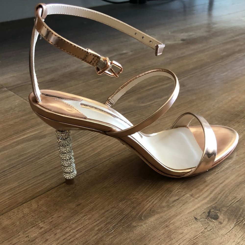 Sophia Webster Rose Gold Sphere-Heel